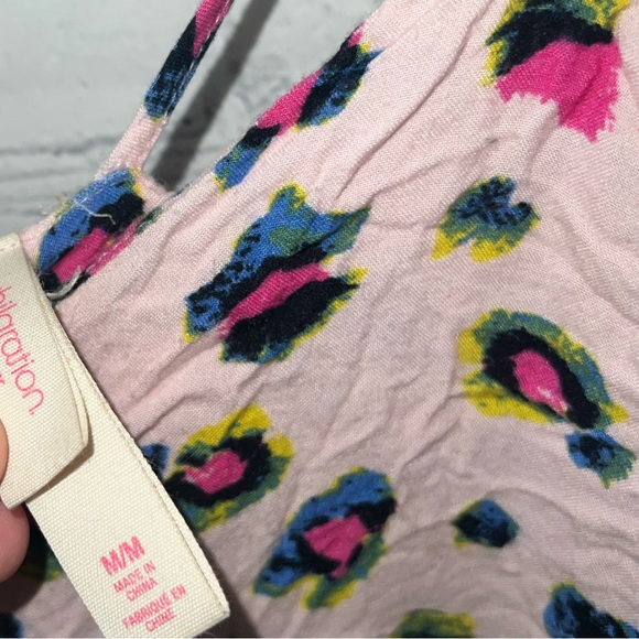 xhilaration pink multicolor cheetah print top size M - Picture 4 of 5